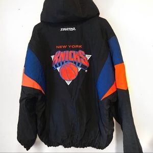 Vintage New York Knicks Starter Puffer Coat